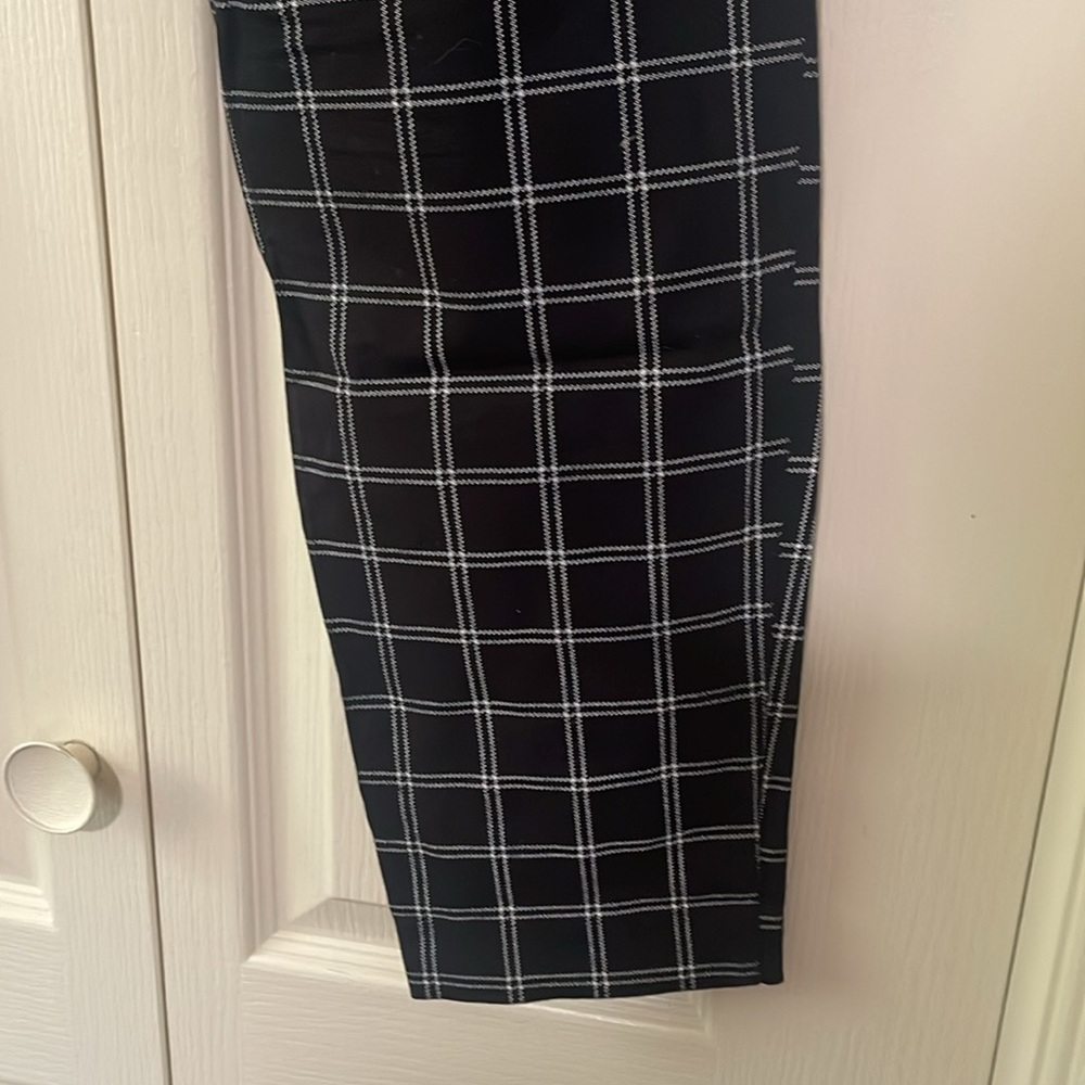 Windowpane High-Waisted Pixie Pants - image 8